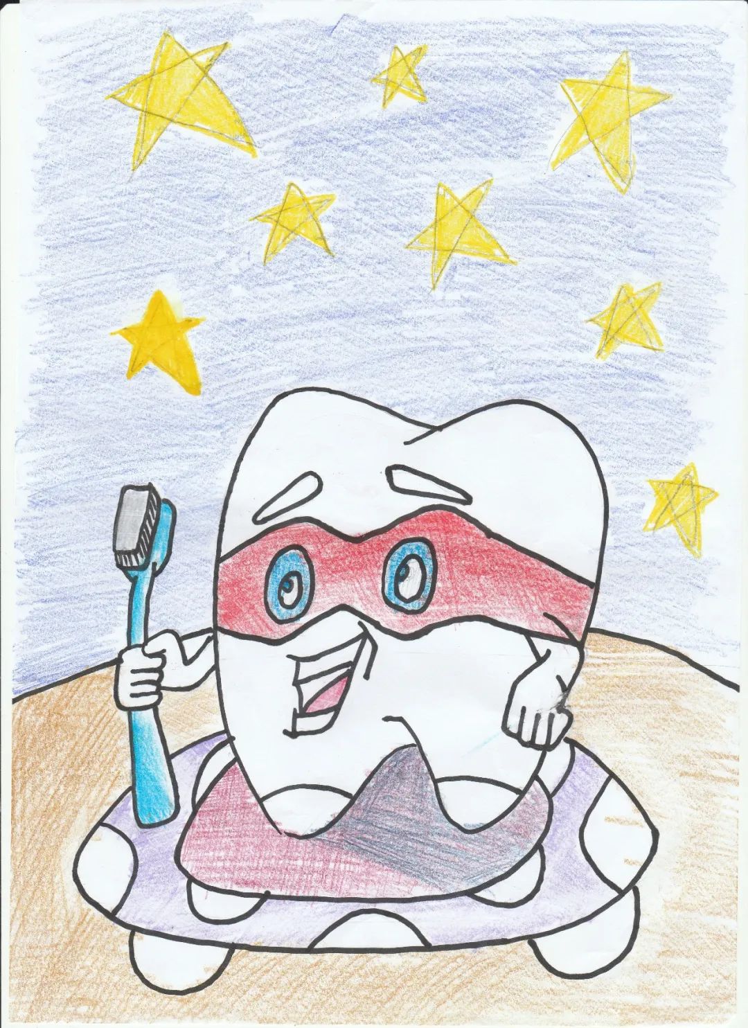 “健康口腔 微笑成长”主题绘画作品-图11