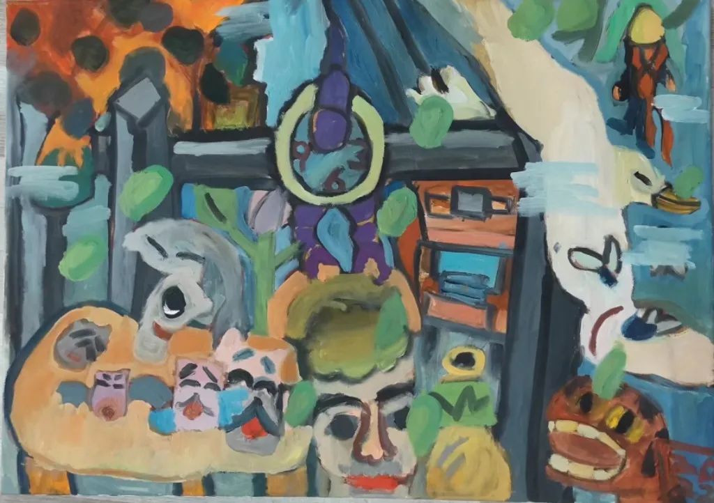 7张漂亮的“喜迎二十大 永远跟党走”绘画作品-图3