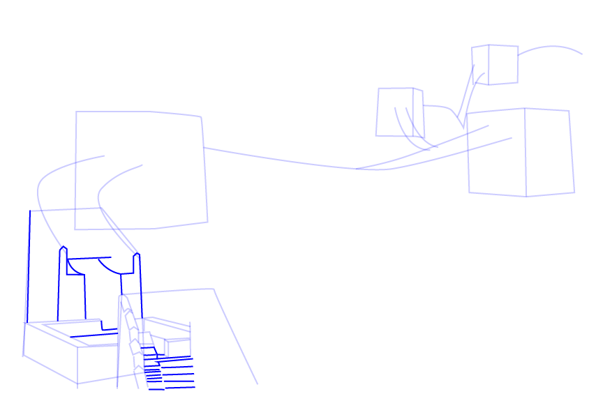 如何画长城 长城简笔画详细画法步骤-图4