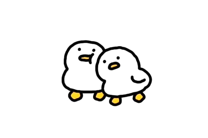 一组简单几笔就能画出的可爱小动物-图9