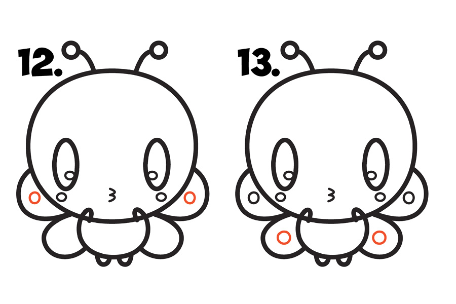 如何画一只可爱的小蜜蜂-图6