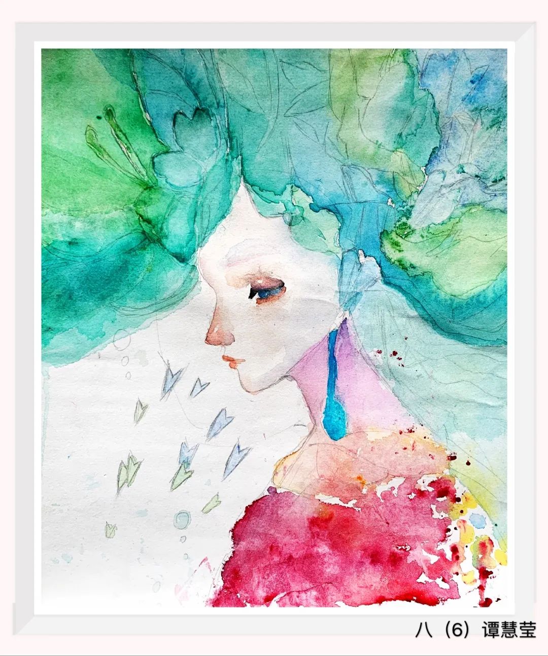 儿童创意人物绘画作品欣赏-图1