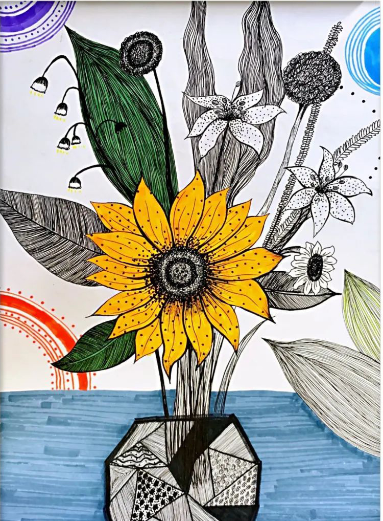 儿童最美创意绘画一等奖作品简单好画-图1