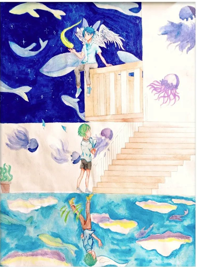 儿童最美创意绘画一等奖作品简单好画-图4