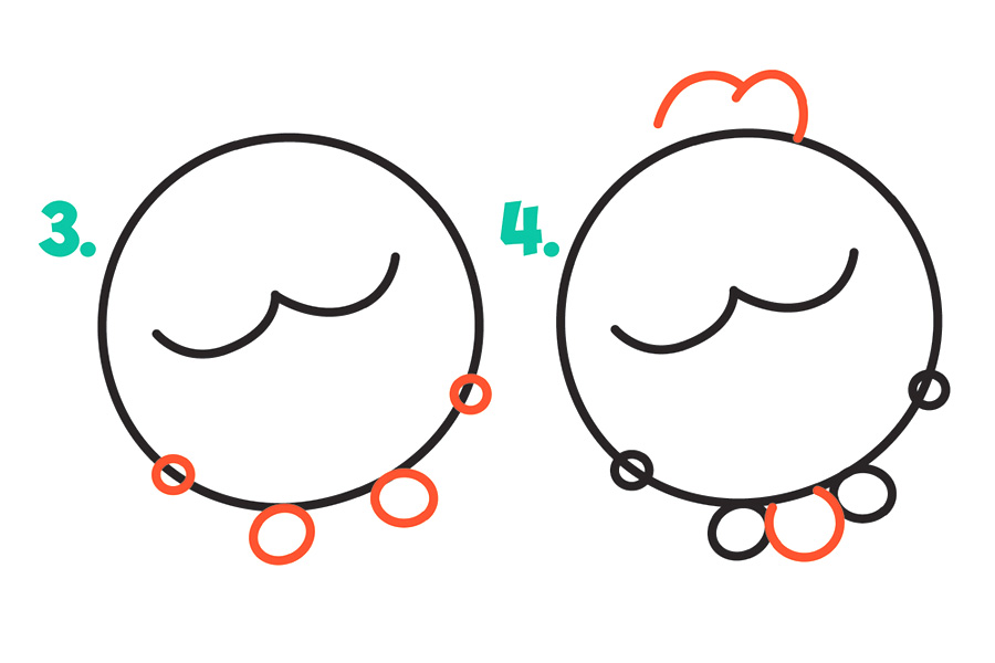 可爱版灰姑娘的简单画法-图2