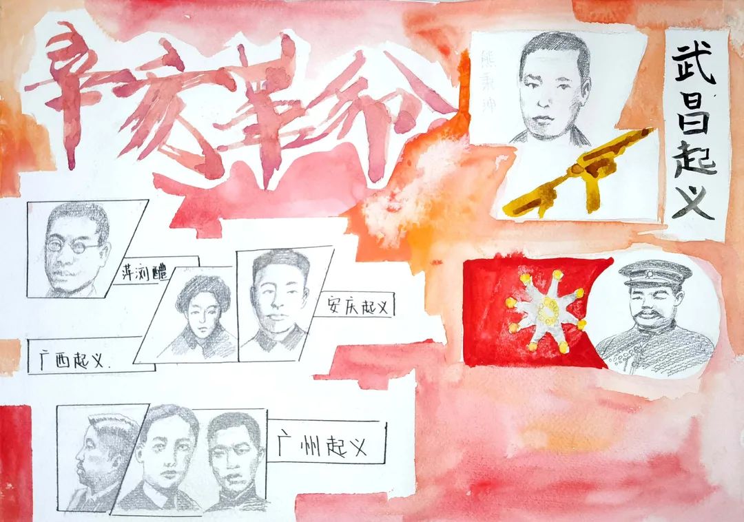 5张关于辛亥革命的主题绘画作品-图5