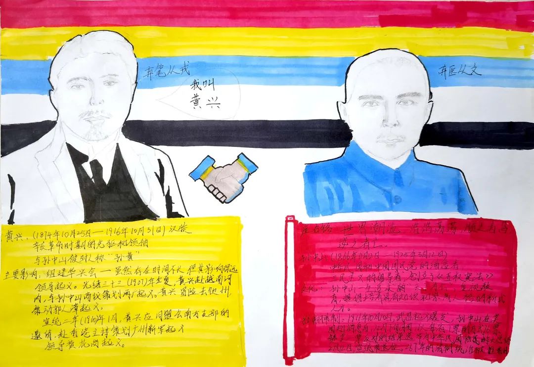 八年级纪念辛亥革命111周年主题手抄报（9张）-图6