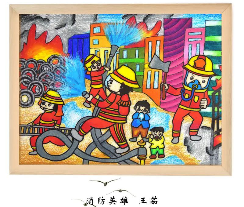 “防风险 保安全 喜迎党的二十大”绘画优秀作品-图5