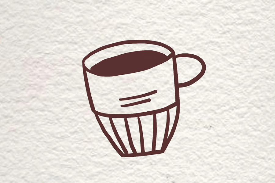 咖啡简笔画合集-图1