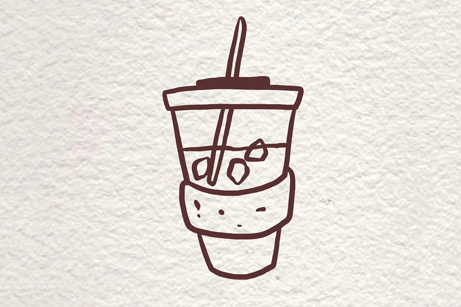 咖啡简笔画合集-图4