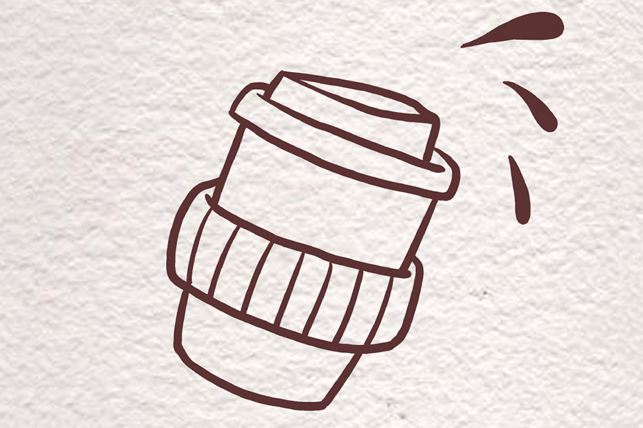 咖啡简笔画合集-图8