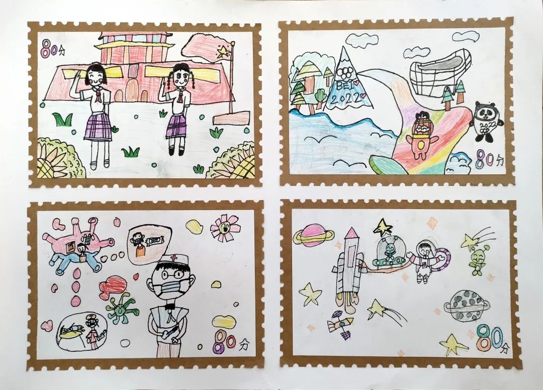 献礼二十大“喜迎二十大 争当好少年”主题绘画优秀作品-图9