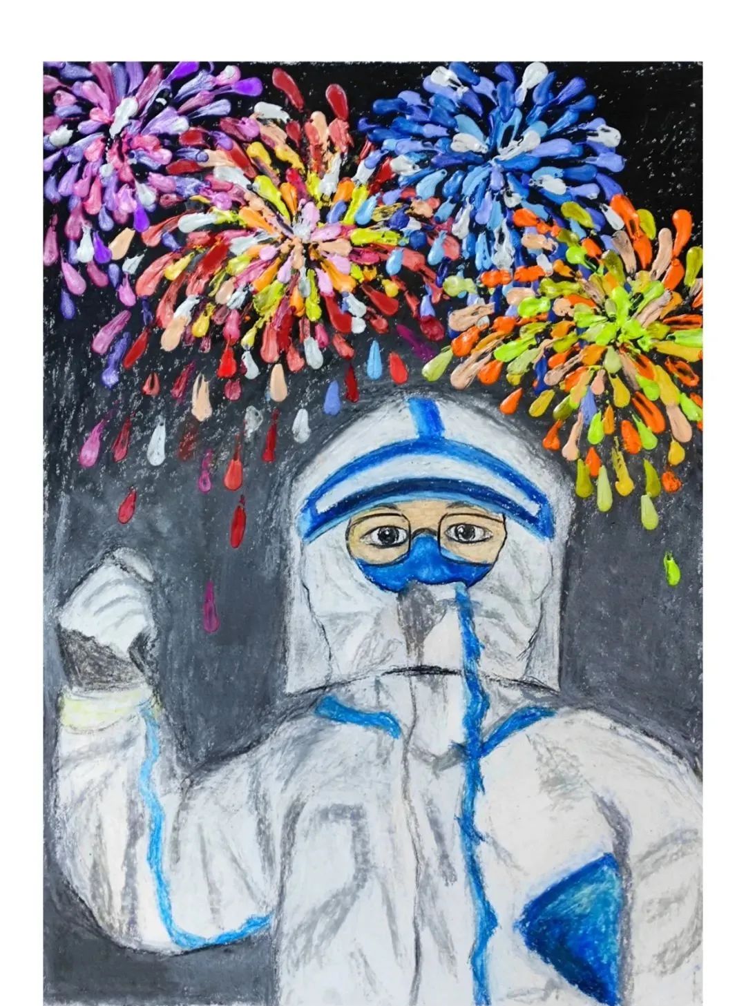 贵州赫章优秀抗疫绘画作品-图6