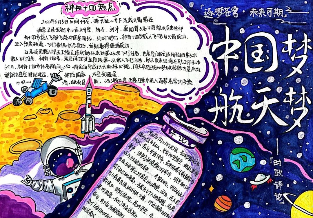 “喜迎二十大 砥砺新征程”手抄报简单漂亮-图2