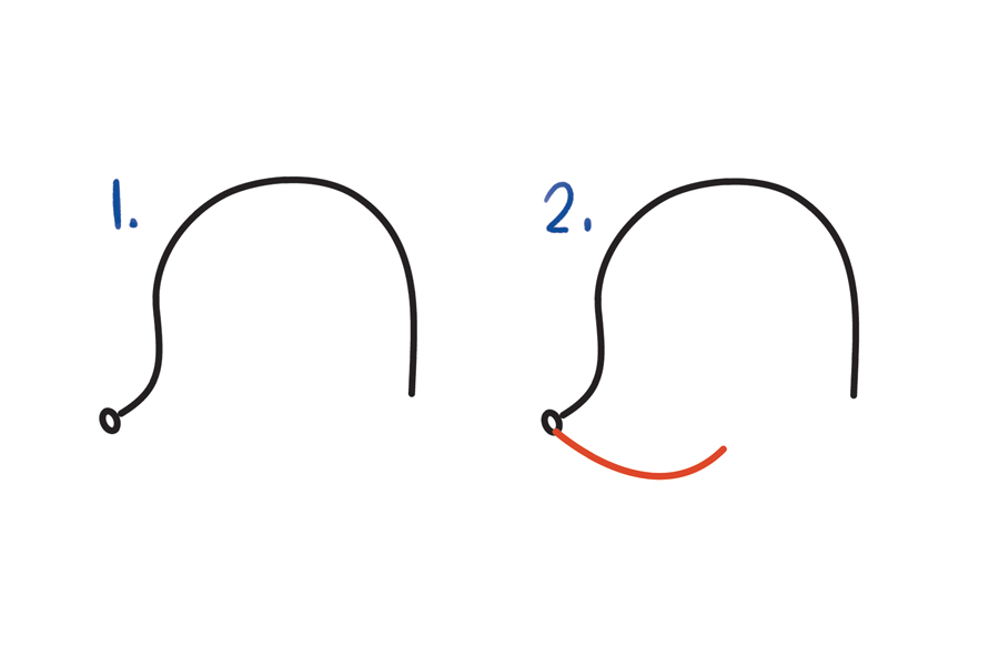 可爱的卡通狐狸简单画法步骤-图1