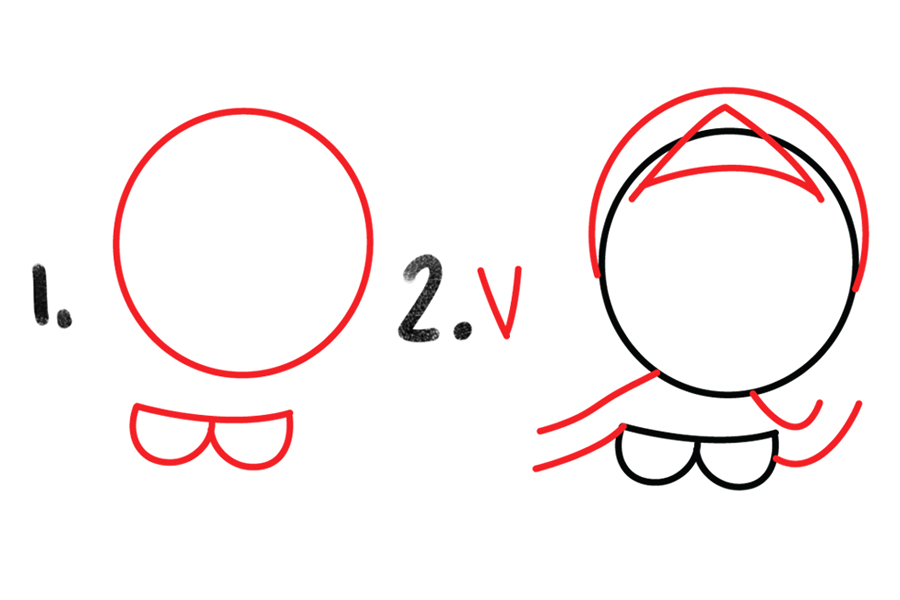 如何画可爱的美人鱼-图1