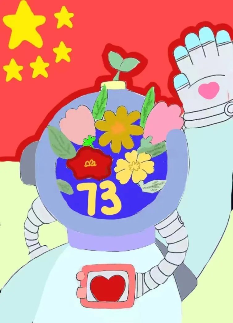 祖国母亲 我爱你 携手抗疫优秀绘画作品-图6