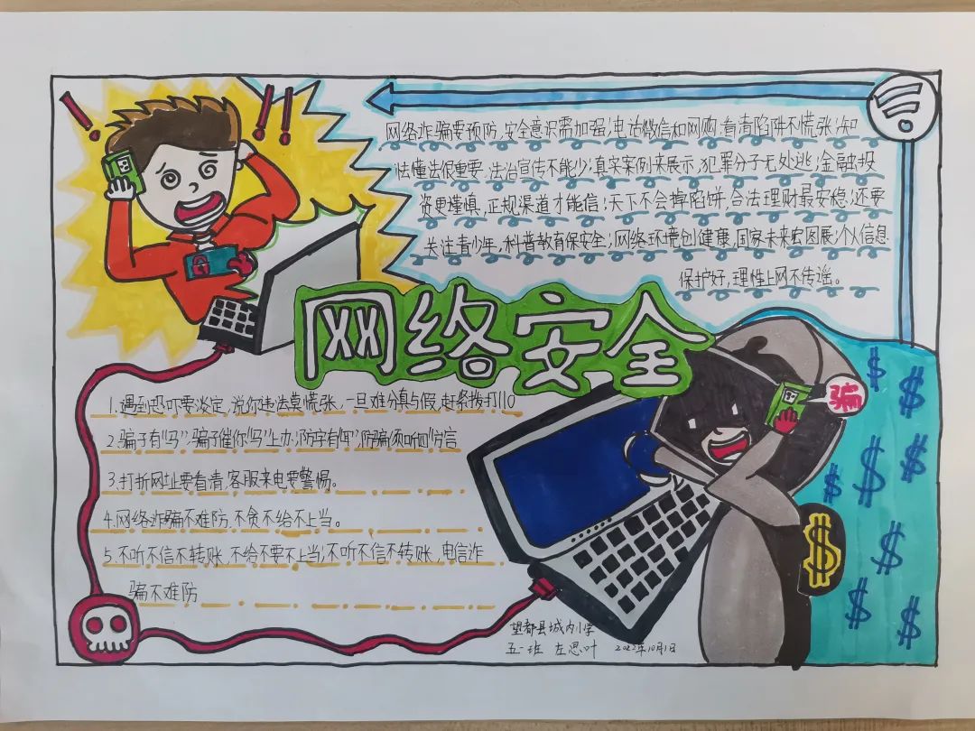 “喜迎二十大 文明进万家”手抄报简单好看-图4