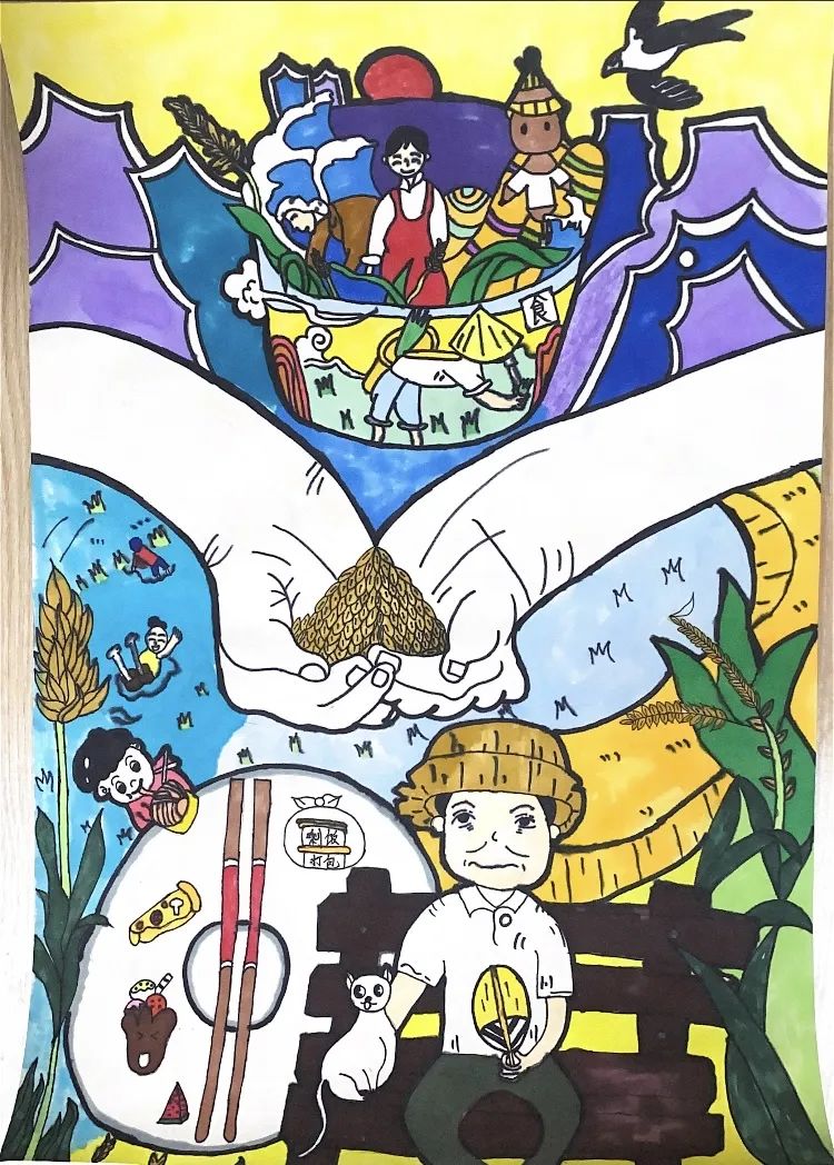 10月16日世界粮食日学生绘画作品-图5