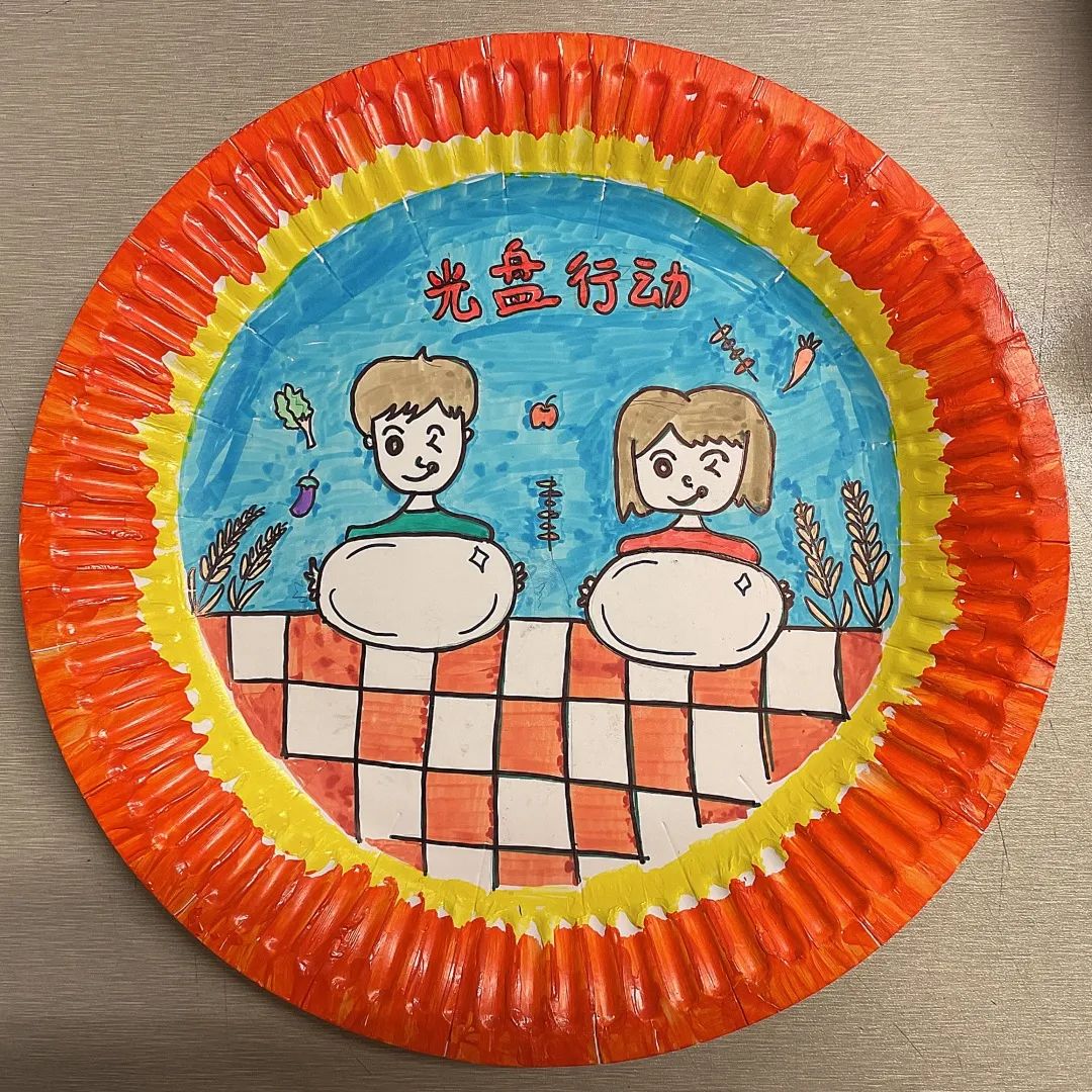 一组漂亮的世界粮食日纸盘画作品-图5