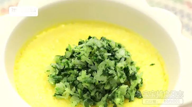 青菜鱼肉鸡蛋羹