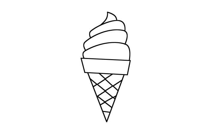 冰淇淋简笔画