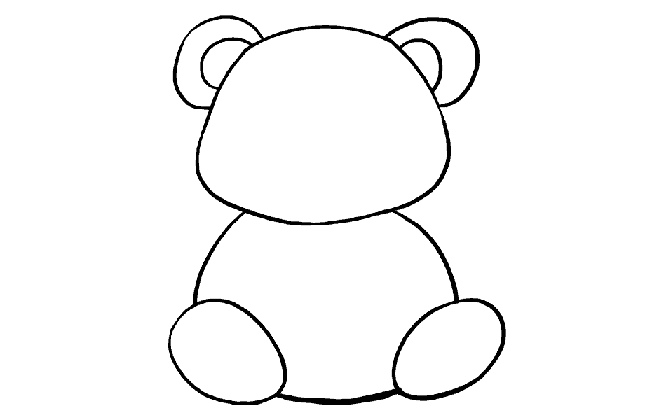 How to Draw Cartoon Panda: Step 9