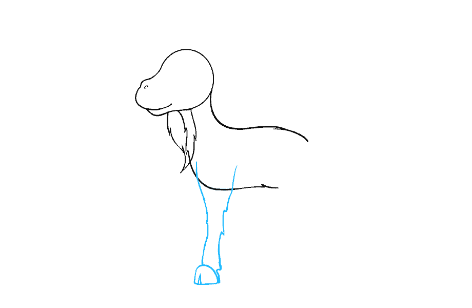 如何画山羊：第9步