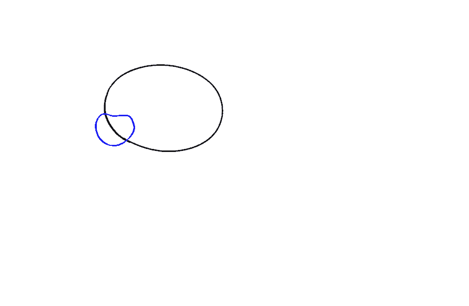 如何画卡通猪：第2步