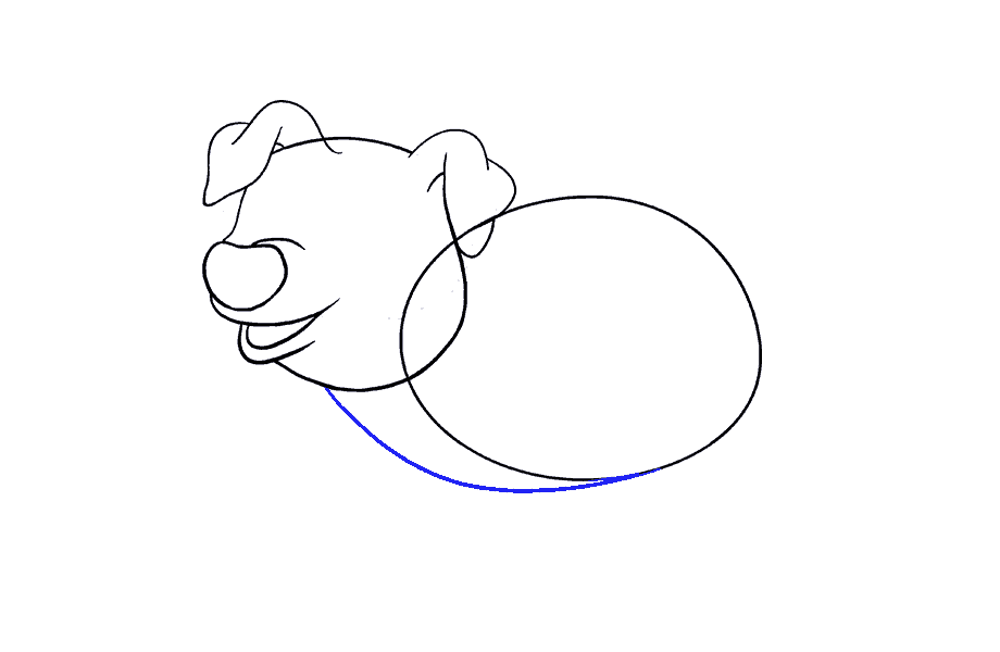 如何画卡通猪：第9步