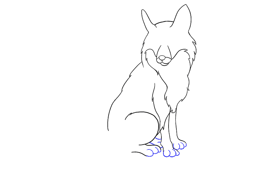 如何画Fox：第14步