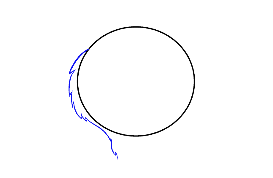 How to Draw Tiger Face: Step 2