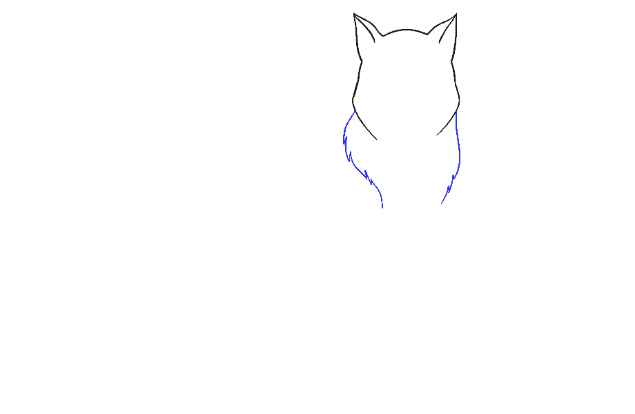 如何画狼：第5步