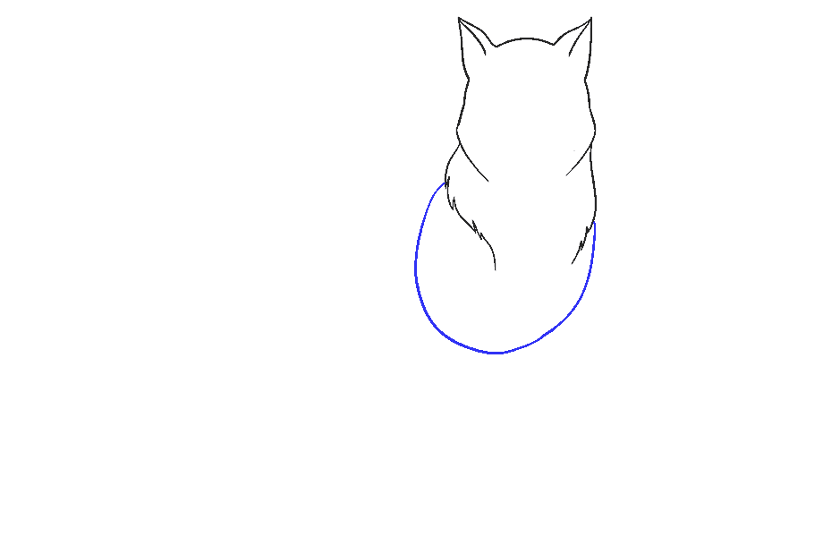 如何画狼：第6步