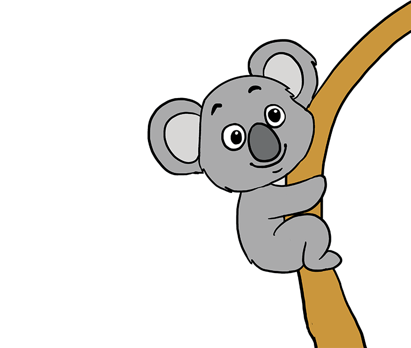 如何画一只考拉