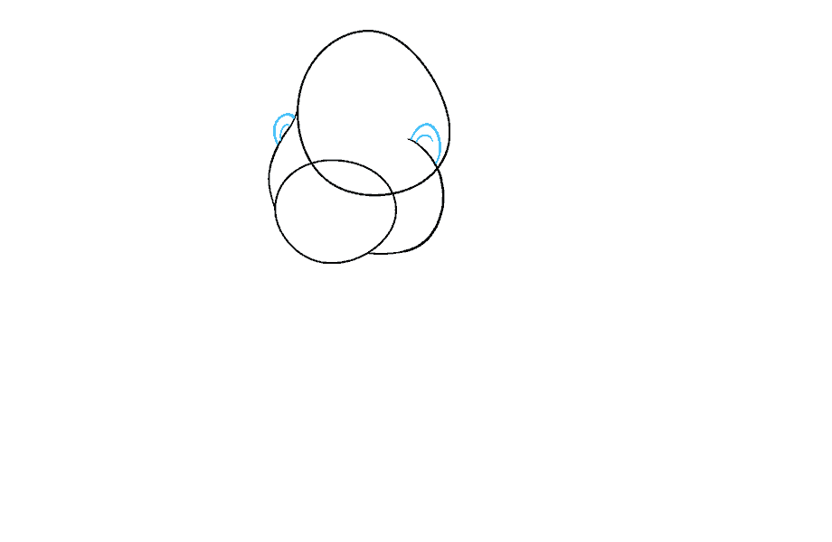 如何绘制卡通大猩猩：第4步