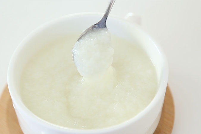 西葫芦米粉糊 宝宝辅食微课堂的做法图解9