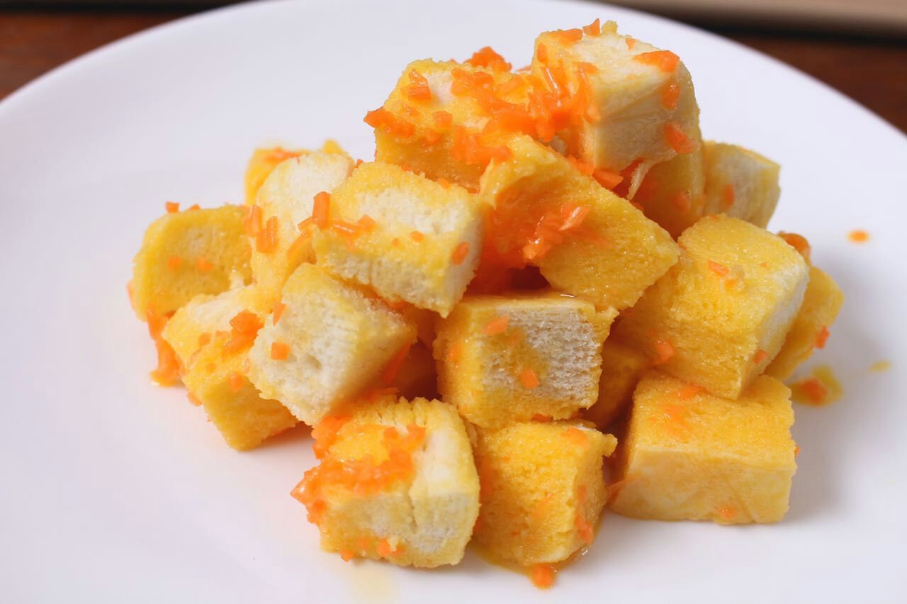 鸡蛋炒馒头 宝宝健康食谱的做法图解6