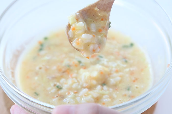 鲜虾蔬菜米饼 宝宝辅食微课堂的做法图解6