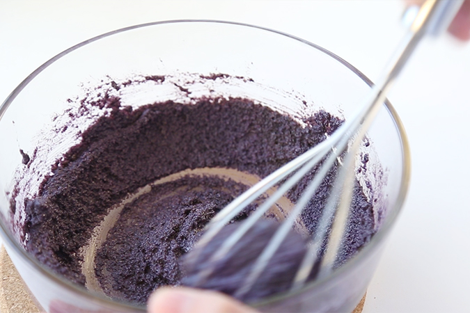 黑米蒸蛋糕 宝宝辅食微课堂的做法图解5