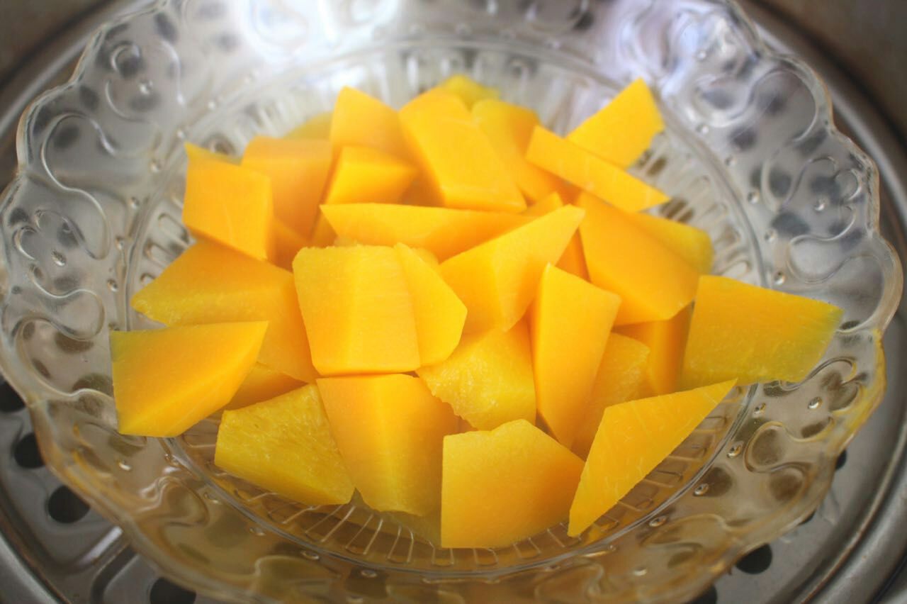 香甜南瓜羹 宝宝健康食谱的做法图解3