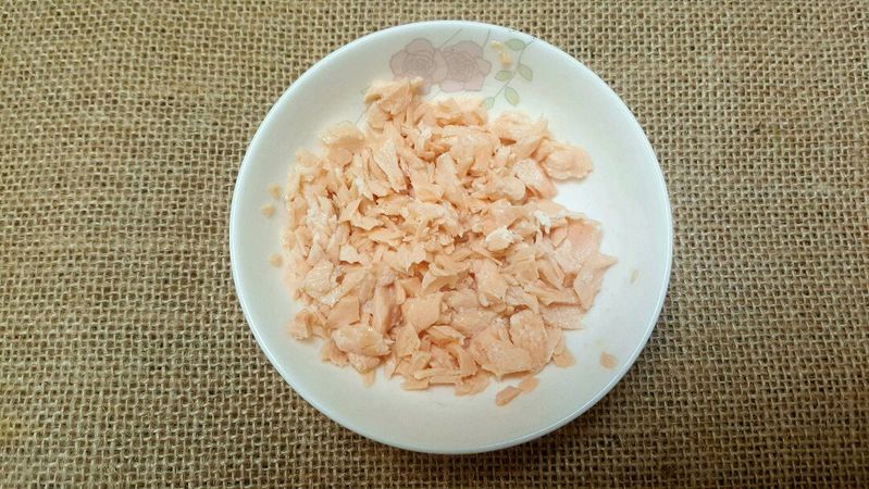 三文鱼肉松烤饭团的做法图解2