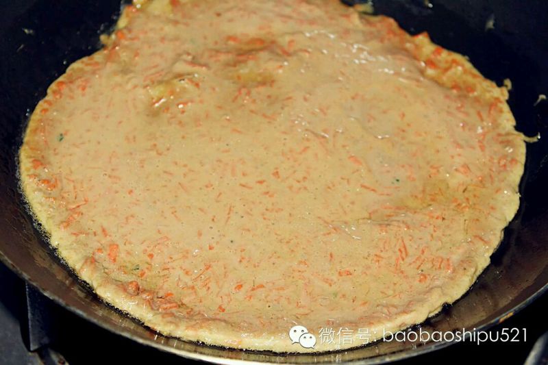 如何给宝宝正确吃猪肝，补铁食谱 | 猪肝蔬菜饼的做法图解13