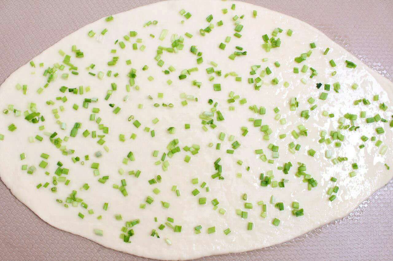 香葱花卷 宝宝健康食谱的做法图解9