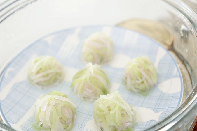 双丝裹肉丸 宝宝辅食微课堂的做法图解8