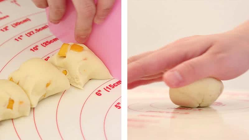 宝宝辅食微课堂  粗粮奶黄馒头的做法图解14