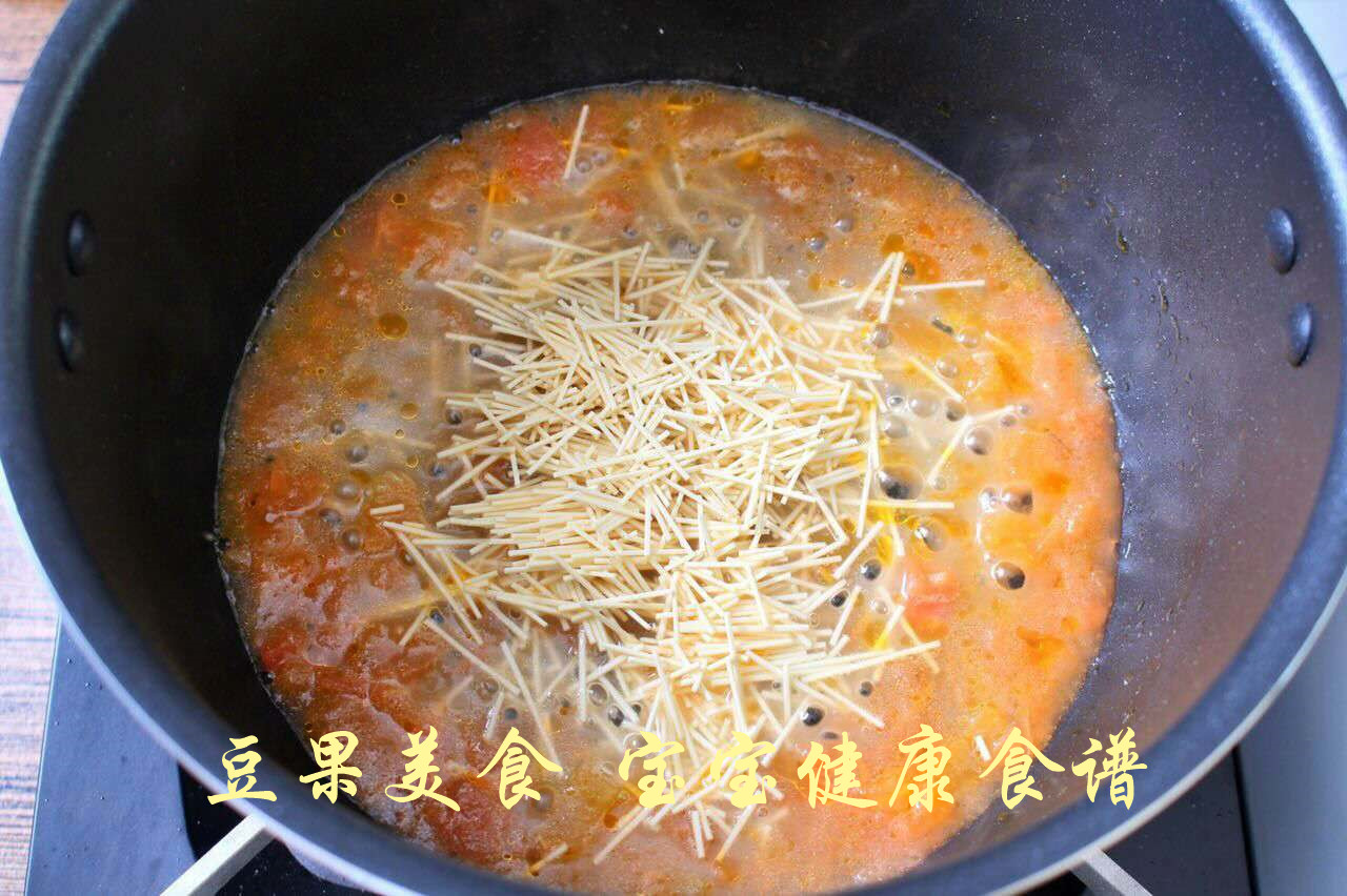 鳕鱼番茄面  宝宝健康食谱的做法图解9