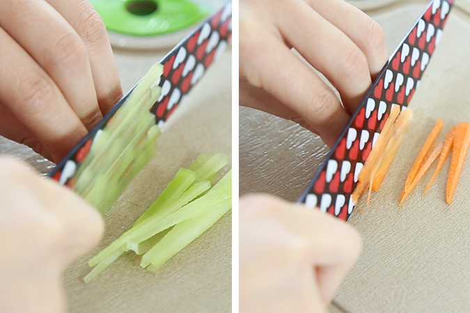 虾滑时蔬面 宝宝辅食微课堂的做法图解3