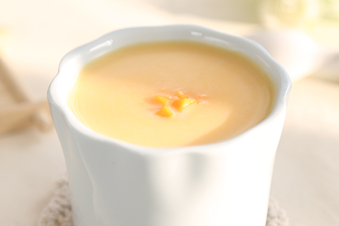 奶香南瓜浓汤 宝宝辅食微课堂的做法图解8