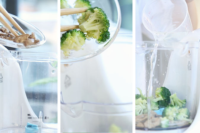 西兰花鸡肝泥 宝宝辅食微课堂的做法图解8